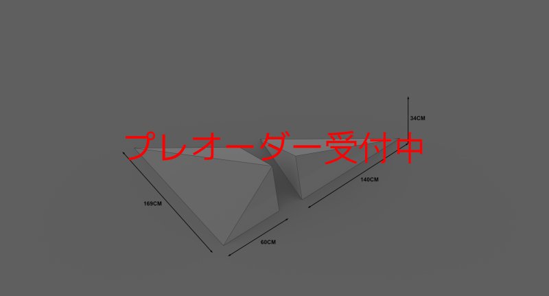 画像1: CT  Asymmetric pyramids 8/プレオーダー (1)